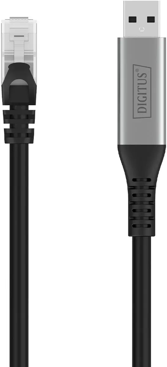 Digitus USB 3.0 Adapterkabel AK-300600-050-S - RJ45 - Zwart