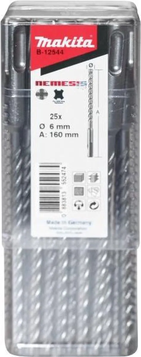 Makita B-16586 SDS-Plus Boor 12x160mm
