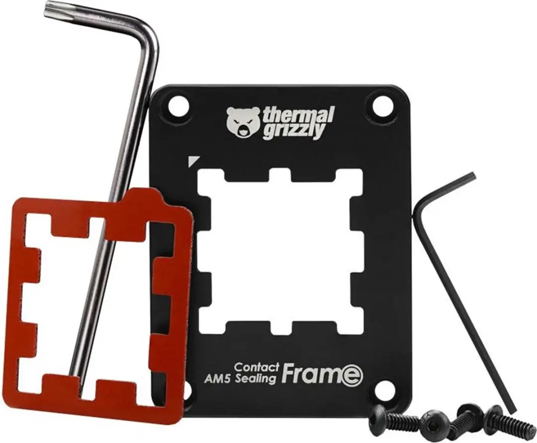 Thermal Grizzly CPU Contact Frame G-CSF-AM5 - AM5 - Zwart