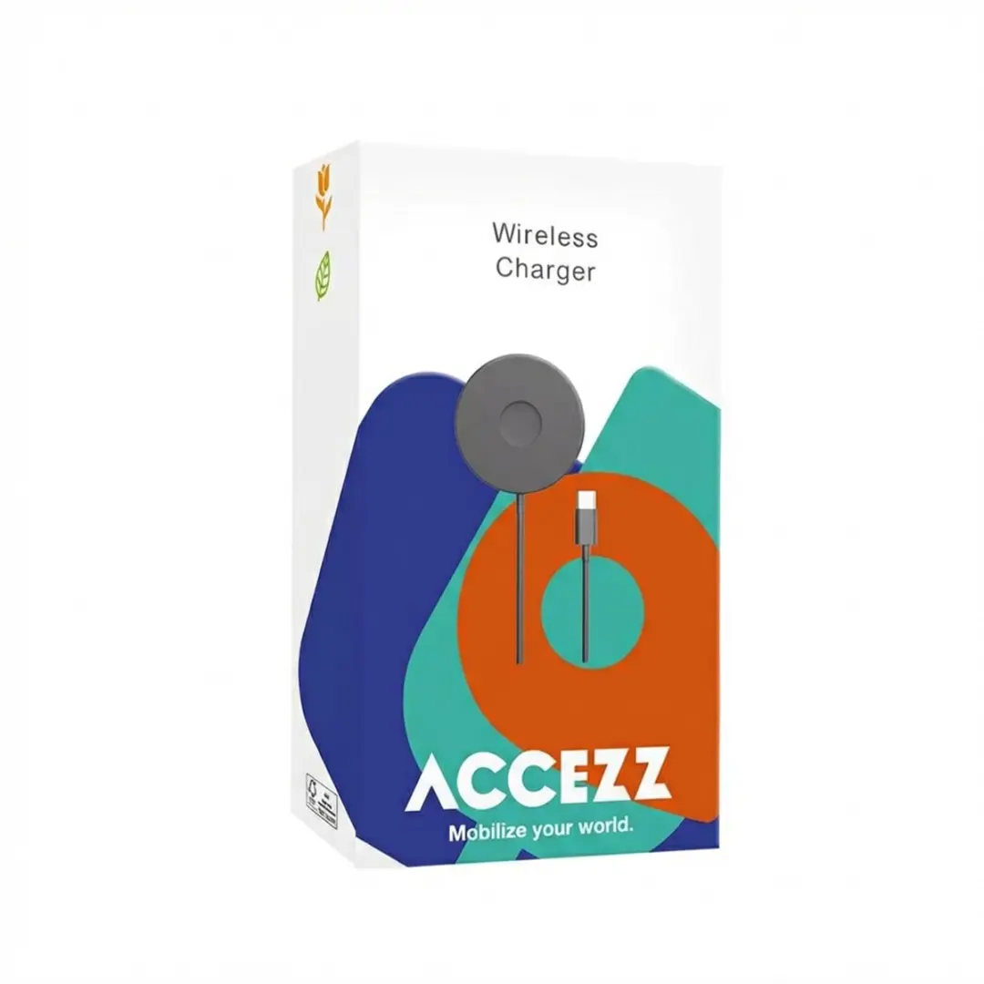 Accezz SH00074080 Draadloze Oplader - MagSafe 15W - USB-C Kabel - Zwart