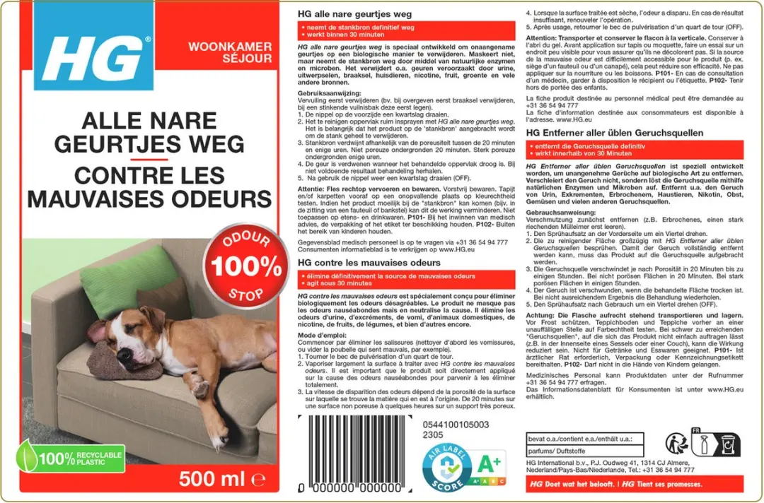 HG Alle Nare Geurtjes Weg 500ml - afbeelding 2 van 6