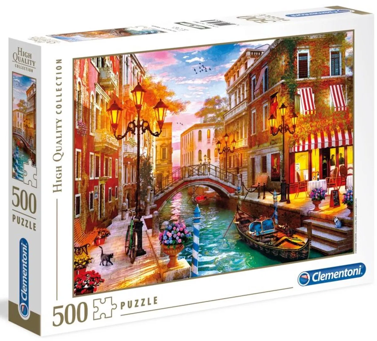 Clementoni Zonsondergang Venetië Puzzel 500 Stuks - Multicolor - afbeelding 3 van 3