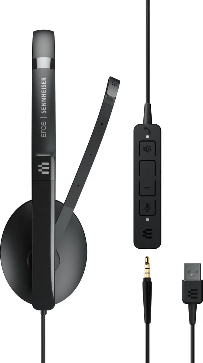 EPOS ADAPT 135T USB II Draadgebonden Headset - Zwart - afbeelding 3 van 5