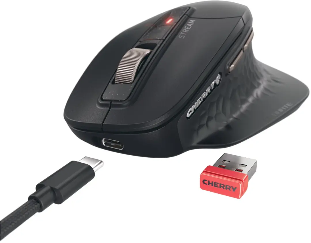 Cherry Stream Mouse Ultimate JW-8570-2 - 7 Knoppen - Zwart