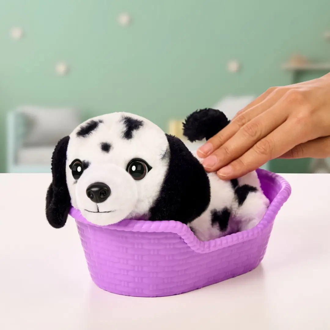 Little Live Pets My Really Real Puppy Mini Pepper Dalmatiër - Interactieve Pluchen Knuffel