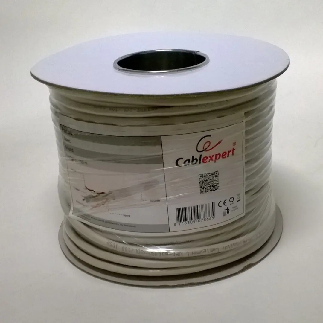 Cablexpert FTP Cat5E CCA Kabel 100m - Grijs