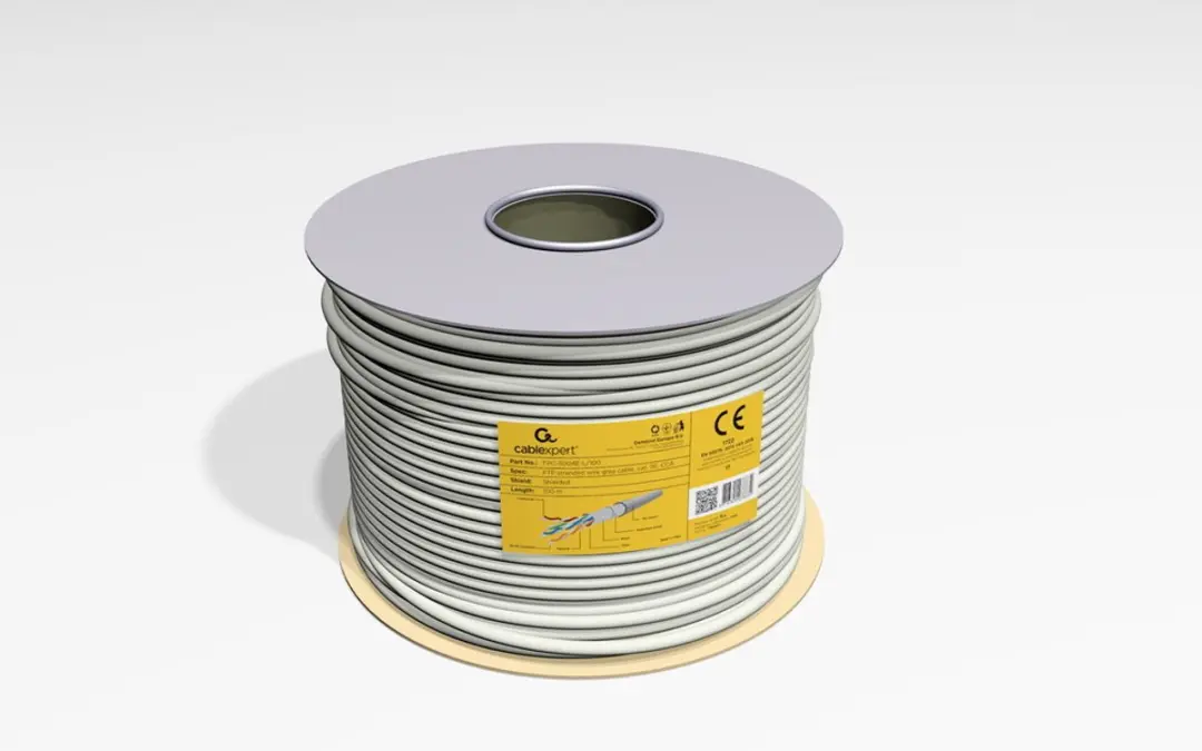 Cablexpert FTP Cat5E CCA Kabel 100m - Grijs