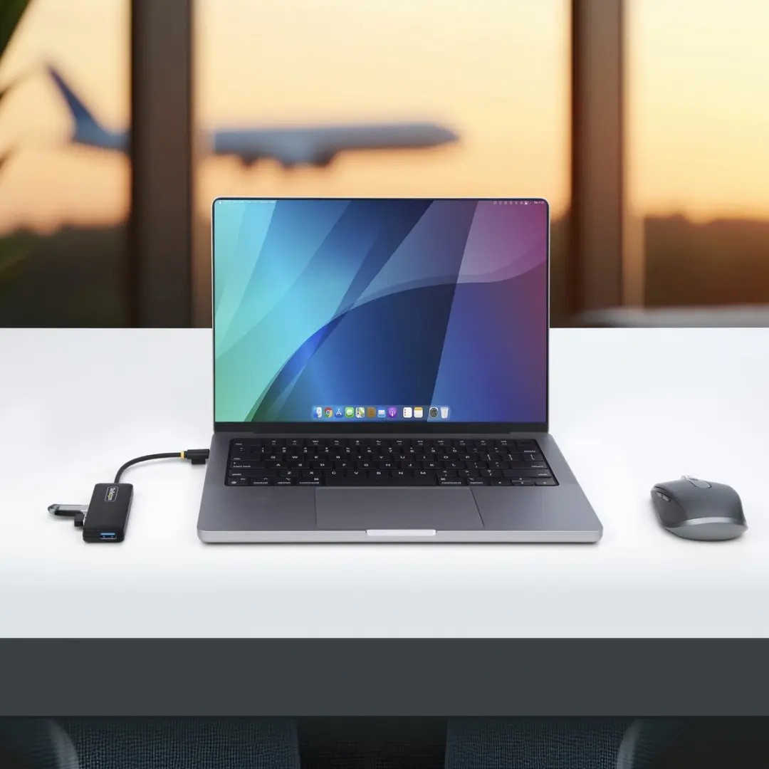 Startech H5C4A-USB-HUB USB-C Hub 4x USB-A - 5Gbps - Zwart