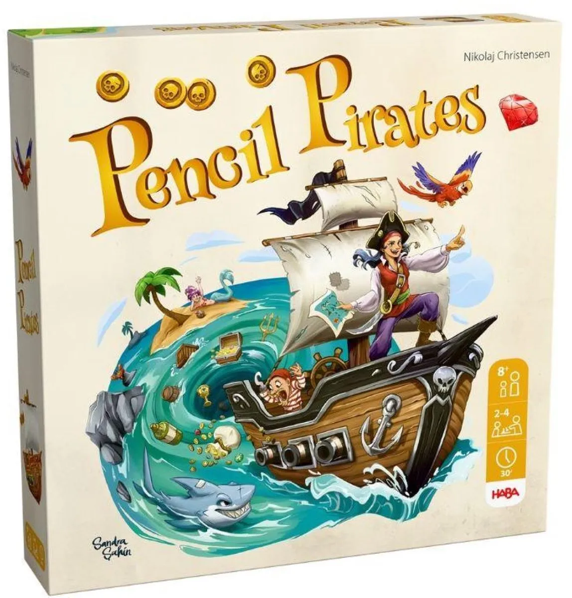 Haba Pencil Pirates Tekenspel 2012233002 - 2-4 Spelers