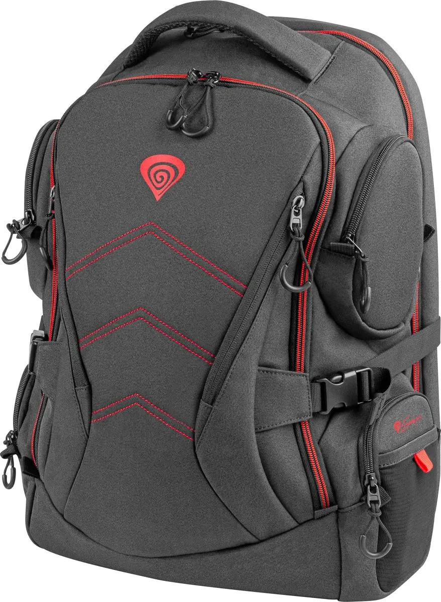 Genesis Pallad 550 Rugzak 17.3" - Zwart - afbeelding 5 van 6