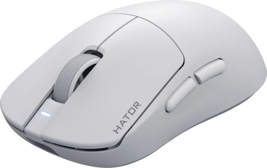 Hator Quasar 3S Ultima HTM661 Gamingmuis - 30.000 DPI - Wit - afbeelding 6 van 6