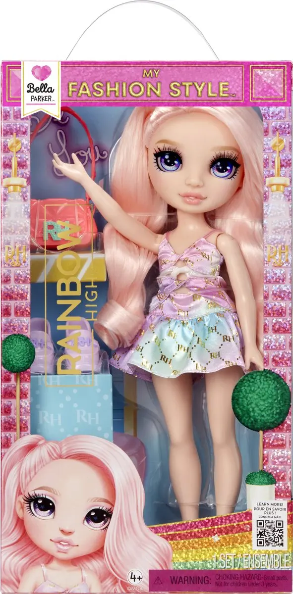 Rainbow High Bella Modepop - Roze - 547549-EUC