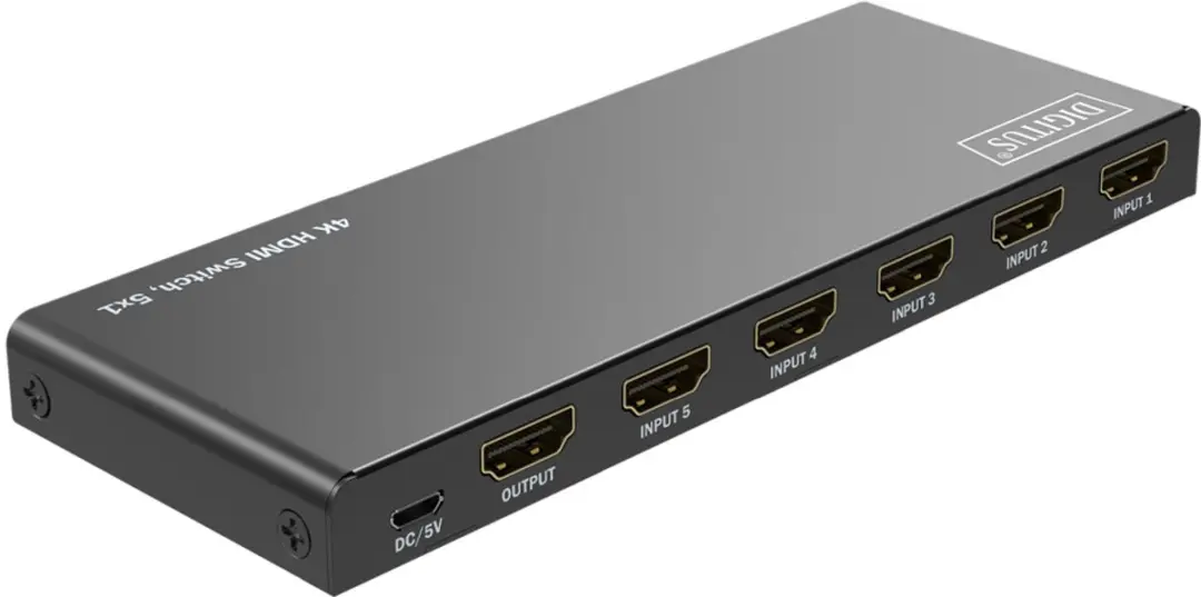 Digitus DS-55332 4K HDMI Switch 5 Input