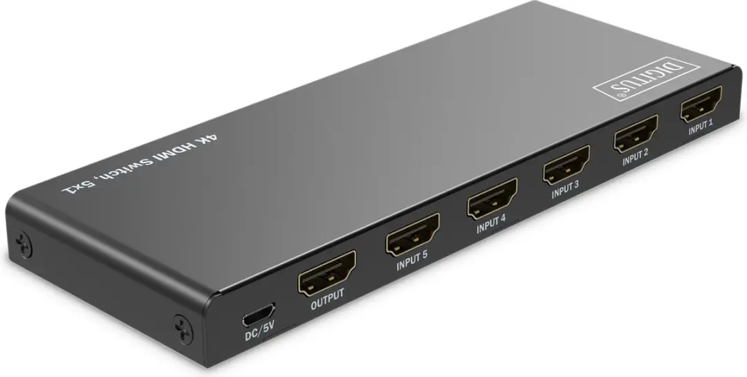 Digitus DS-55332 4K HDMI Switch 5 Input