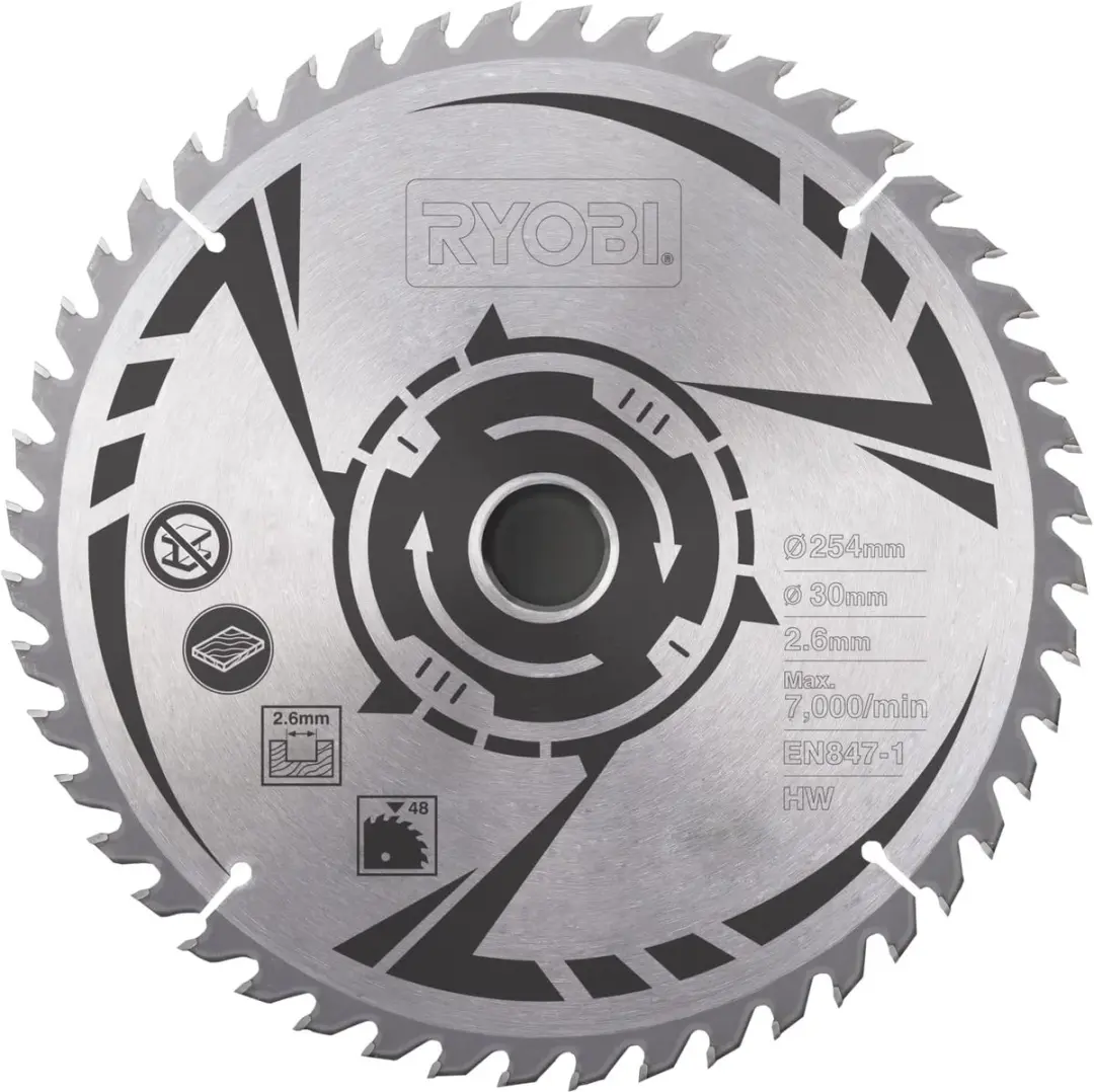 Ryobi SB254T48A1 Snijschijf Ø 254mm - Hout