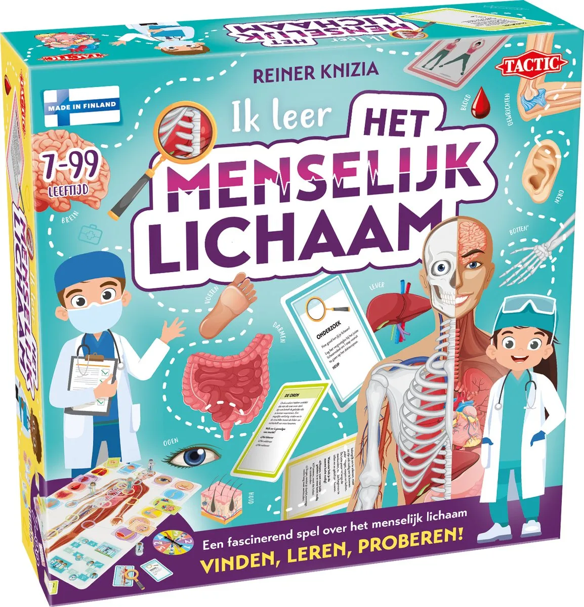 Tactic Ik Leer: Het Menselijk Lichaam Bordspel - 2-5 Spelers