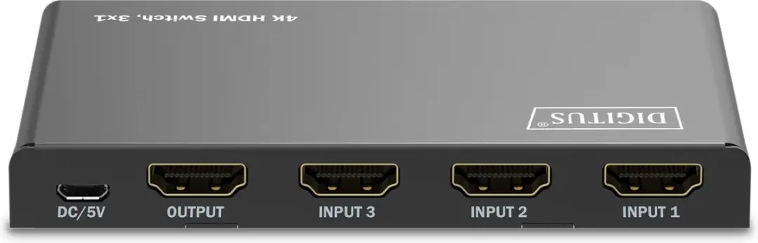 Digitus DS-55331 HDMI Switch 3x1 - Zwart