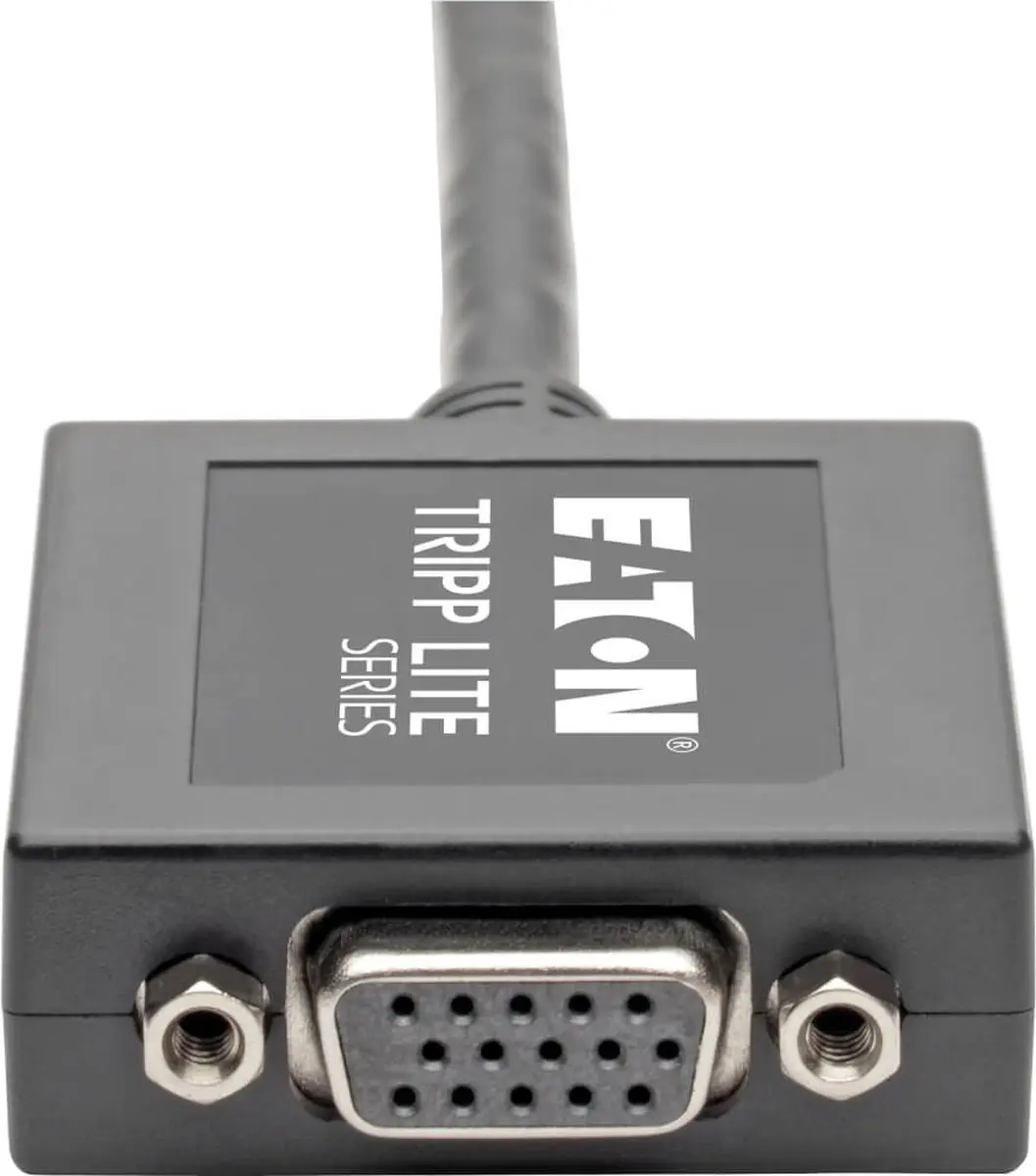 Tripp Lite P120-06N-ACT DVI-D naar VGA + USB-A naar Micro USB Kabeladapter - Zwart