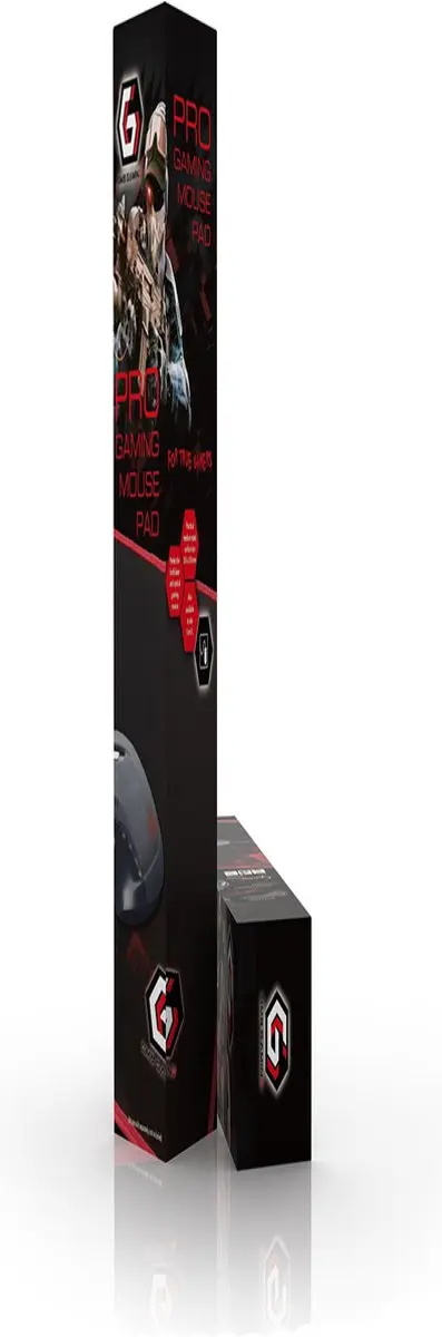 GMB Gaming Pro XXL Muismat 900x350mm - Zwart