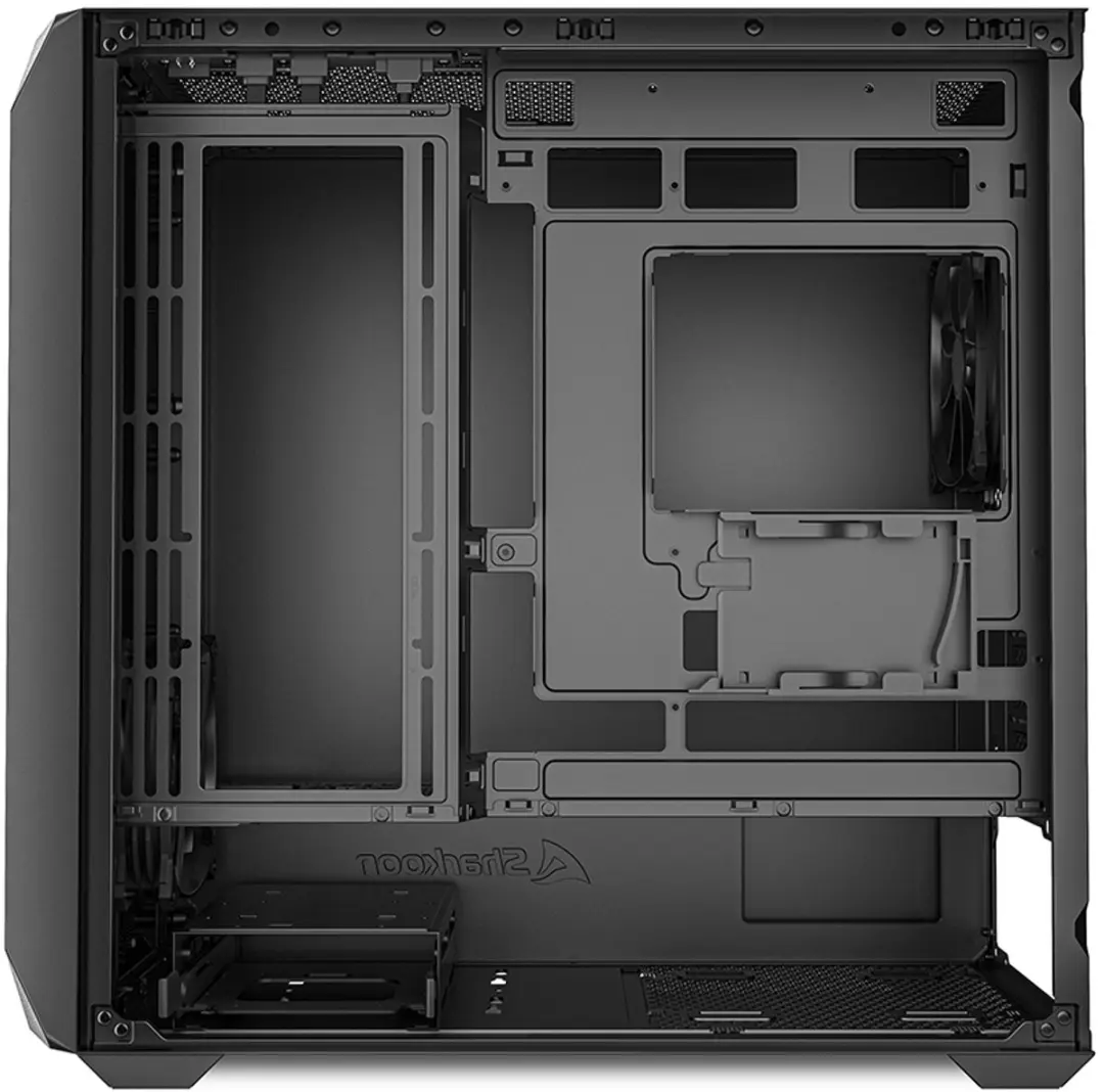 Sharkoon MK3 Micro Tower - 3x 2.5" + 2x 3.5" - Zwart