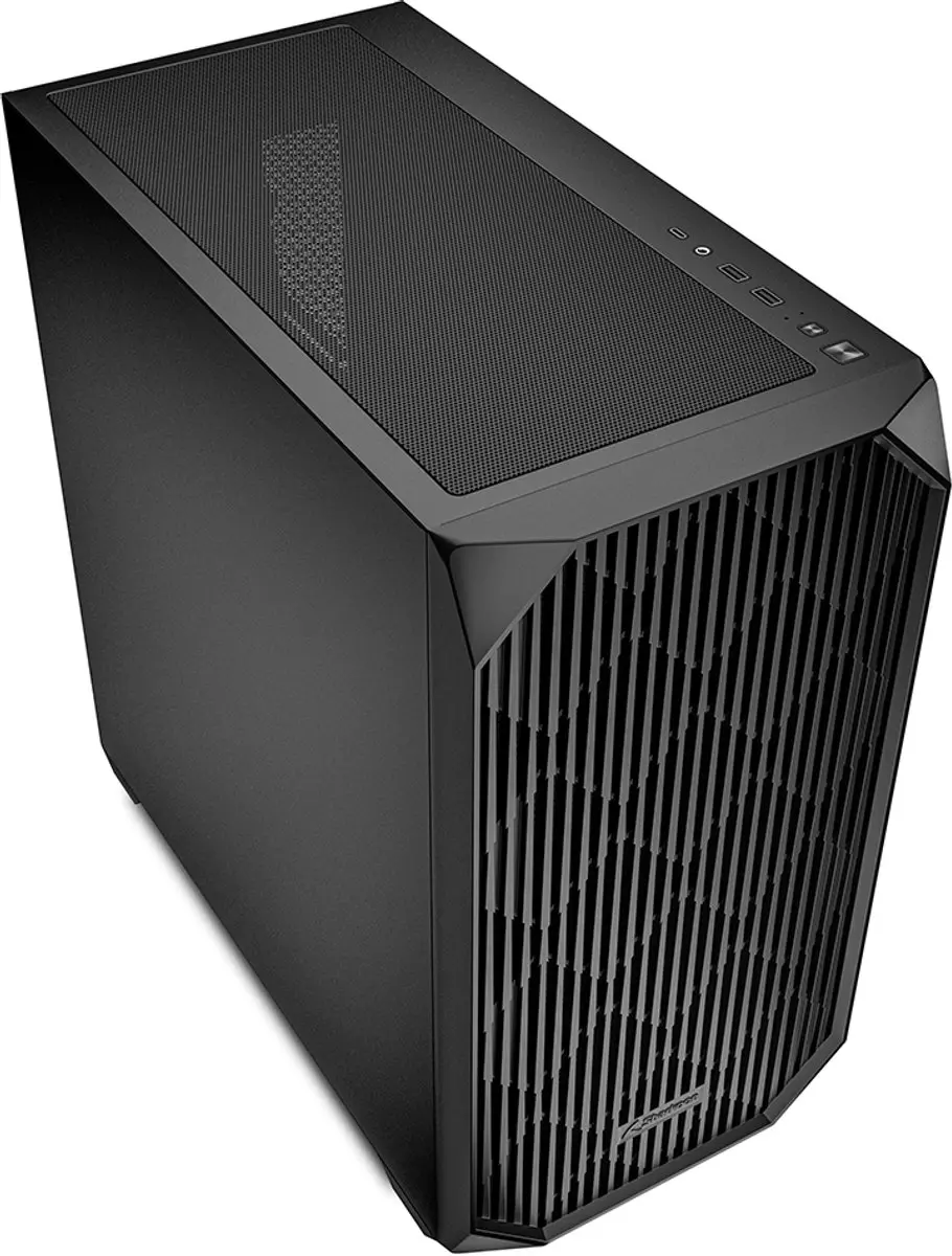 Sharkoon MK3 Micro Tower - 3x 2.5" + 2x 3.5" - Zwart
