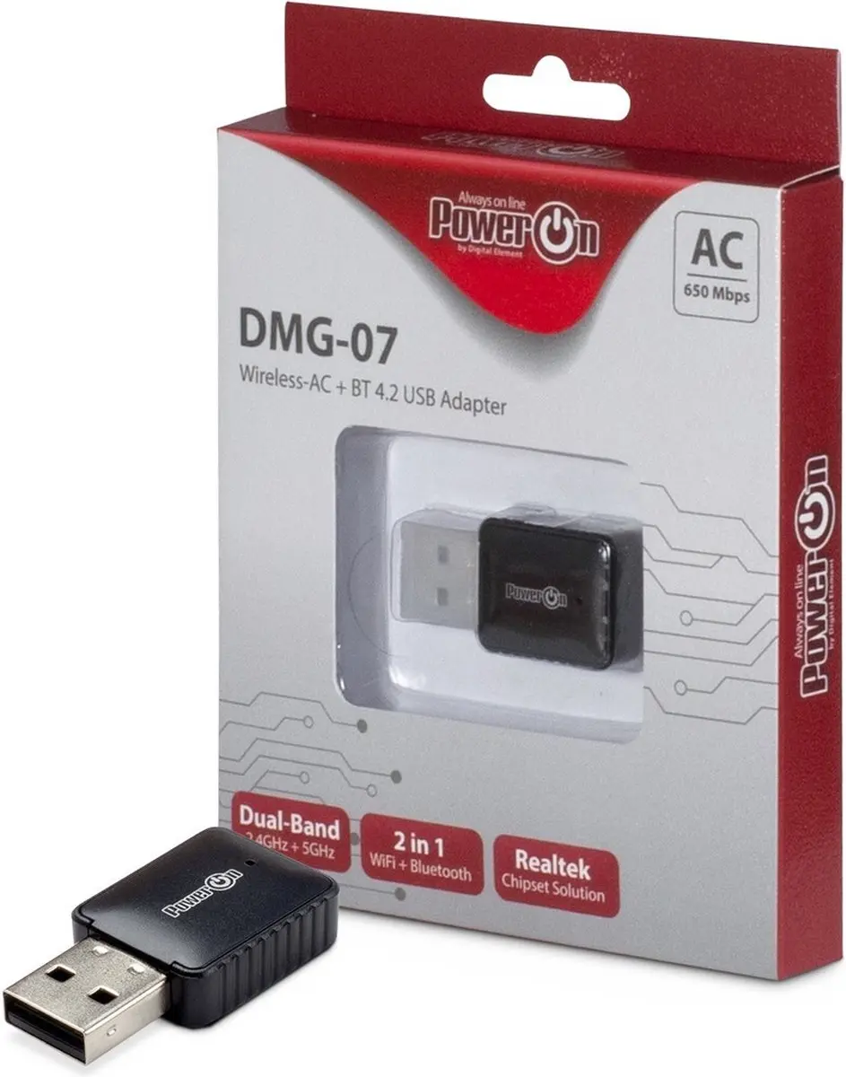 Intertech DMG-07 WLAN/Bluetooth Adapter 650 Mbit/s