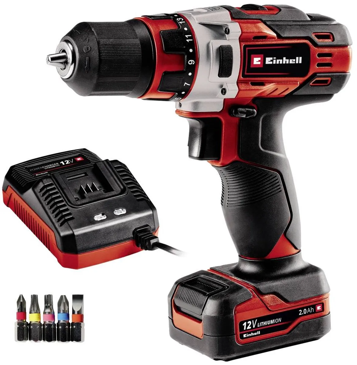 Einhell TE-CD 18/1 Li Accu Boor-/Schroefmachine - 12V - 30Nm - 2,0Ah