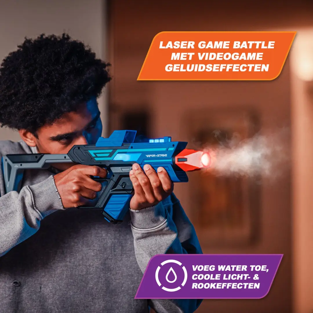 Vapor Strike Hyperburst Blasters WW1118 Battle Lasergame Duoset - Rood/Blauw - afbeelding 6 van 6