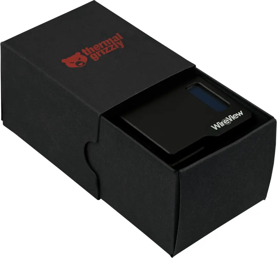 Thermal Grizzly WireView GPU TG-WV-H1N - OLED - Aluminium - Zwart