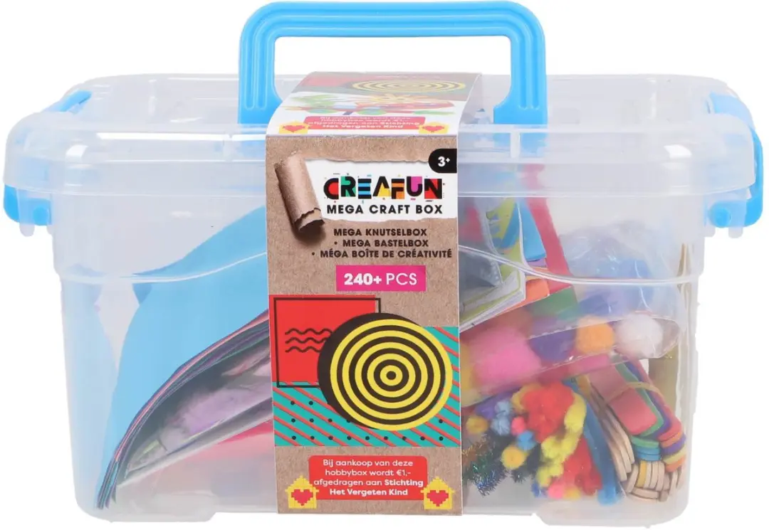 Creafun Knutselbox Mega Compleet 240-delig Meerkleurig