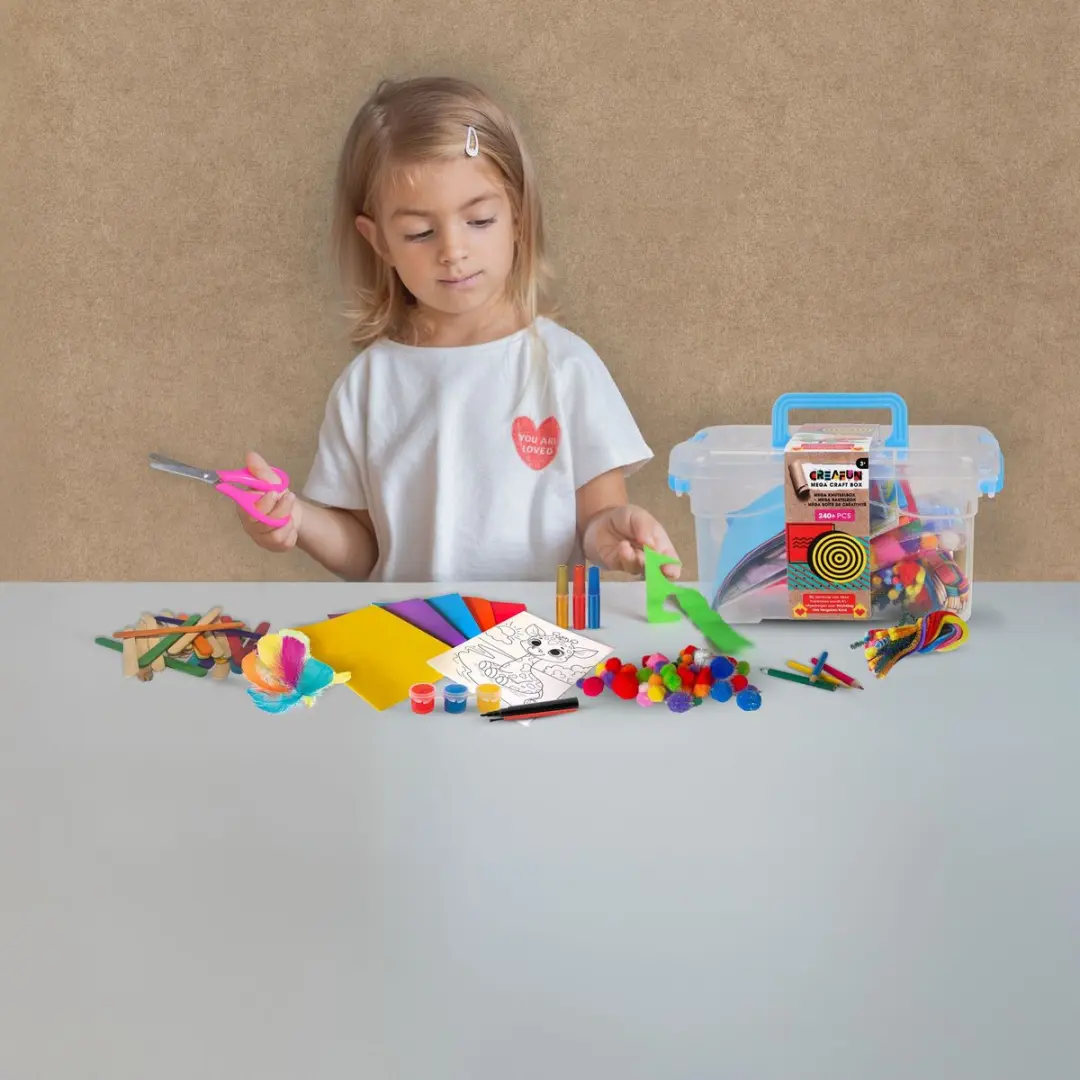 Creafun Knutselbox Mega Compleet 240-delig Meerkleurig