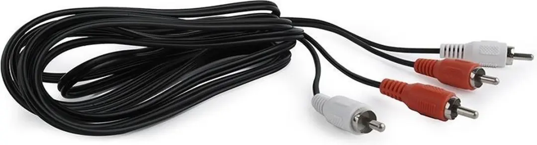 Cablexpert CCA-2R2R-6 Audiokabel 1,8m - 2xRCA - Zwart/Rood/Wit