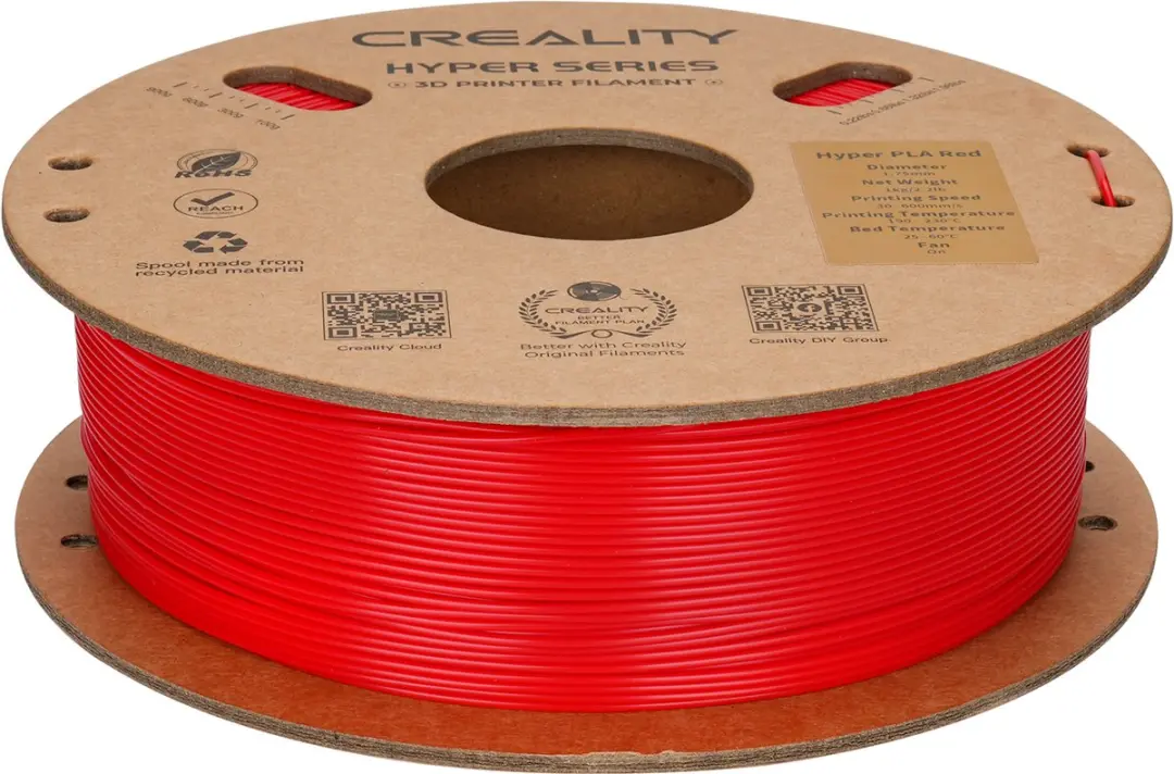 Creality Hyper PLA 3D-Printer Filament 1,75mm 1kg - Rood