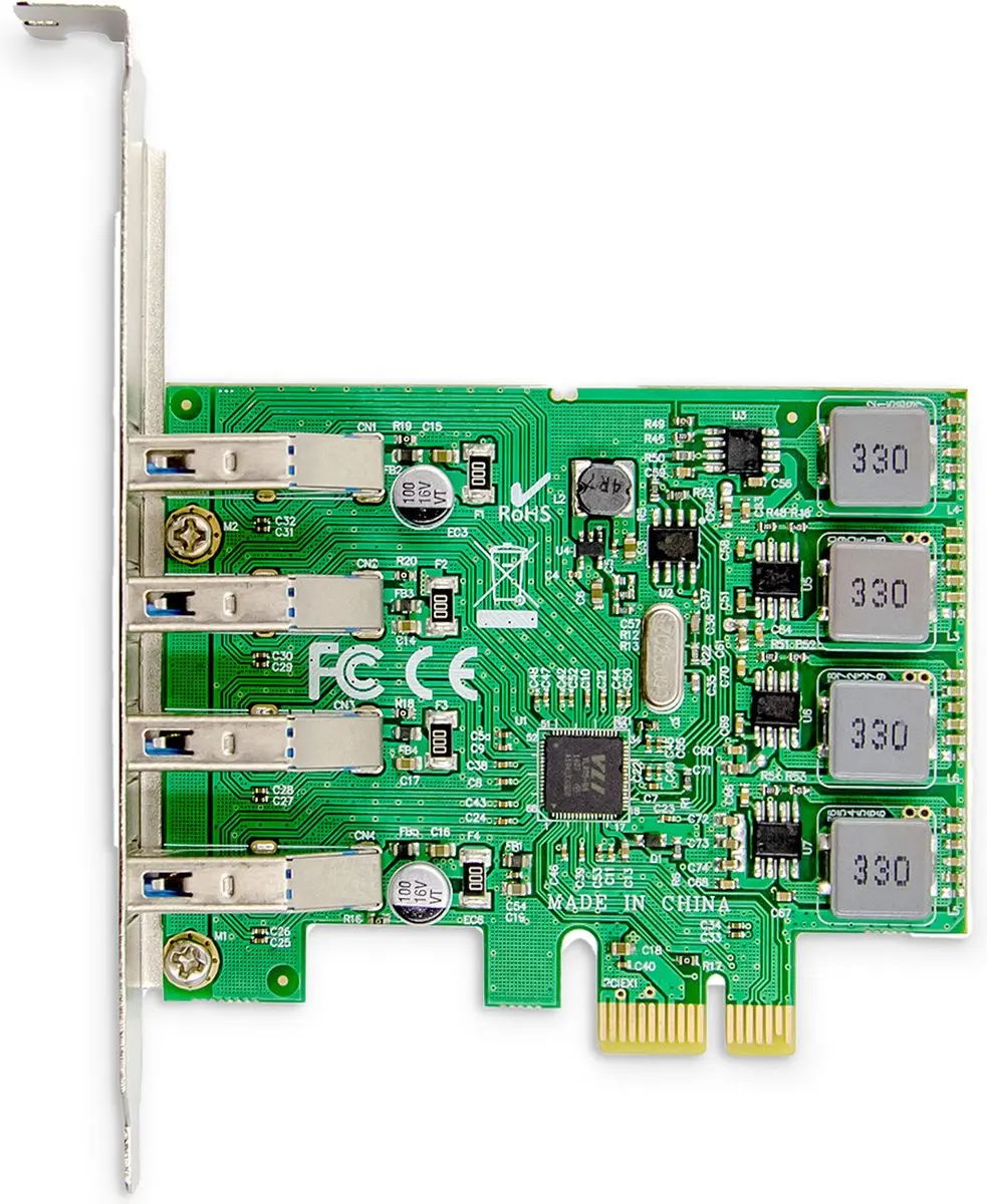 Digitus DS-30226 4-poorts USB 3.0 PCIe-kaart