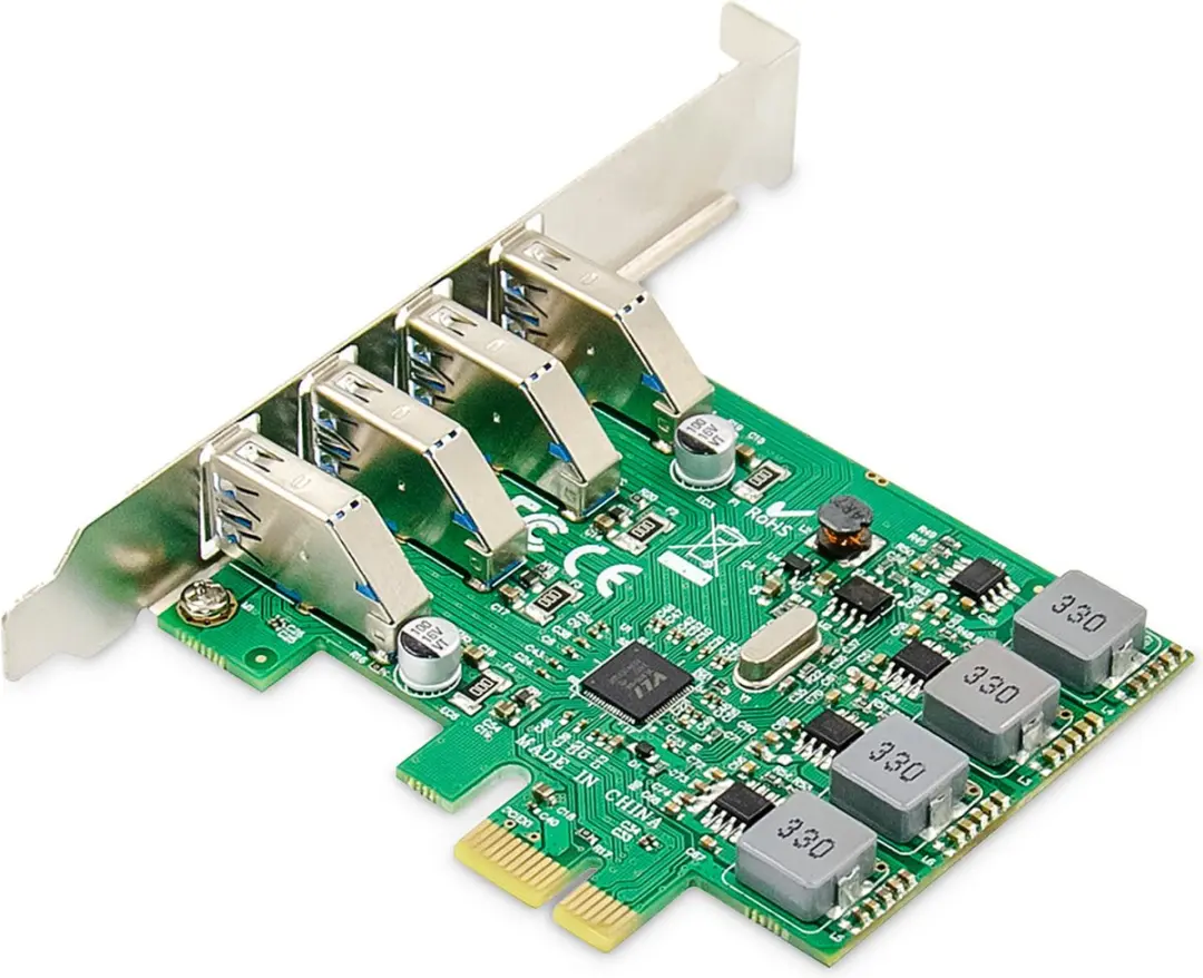 Digitus DS-30226 4-poorts USB 3.0 PCIe-kaart