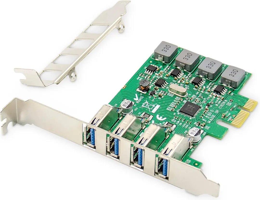 Digitus DS-30226 4-poorts USB 3.0 PCIe-kaart