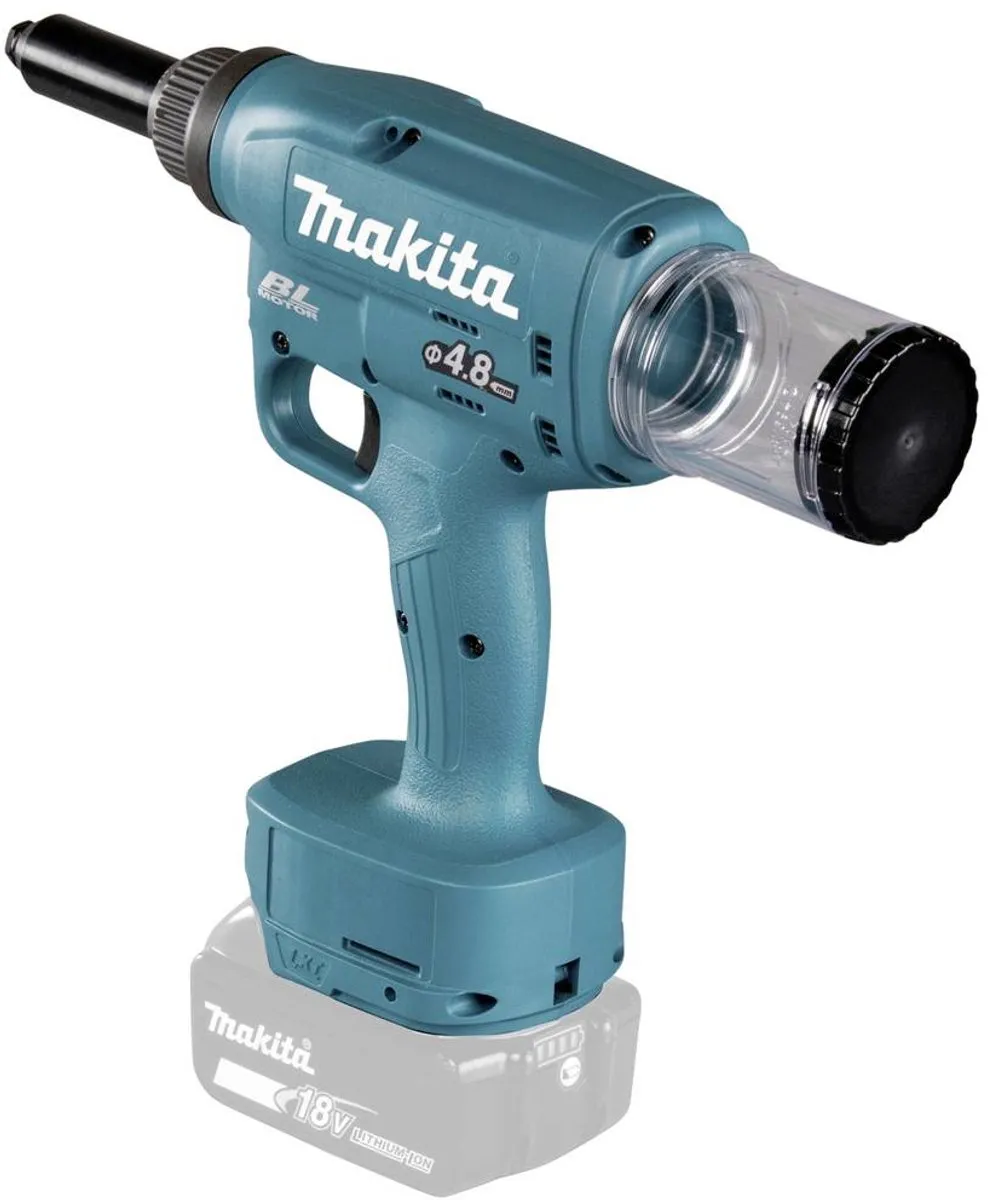 Makita DRV150Z Accu-Popnagelpistool 18V - afbeelding 6 van 6