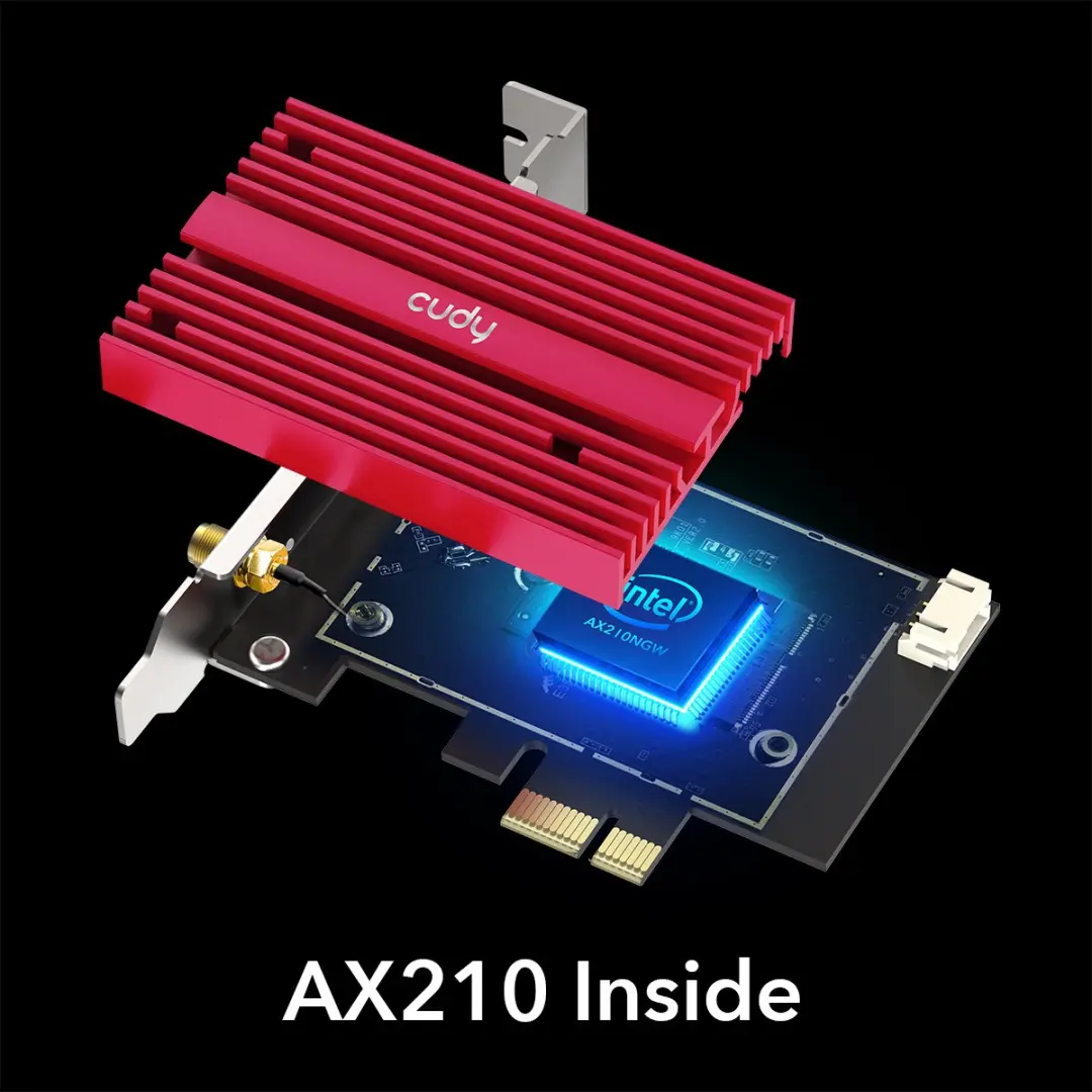 Cudy AX5400 Wi-Fi 6E PCIe Adapter WE4000 - Intel AX210