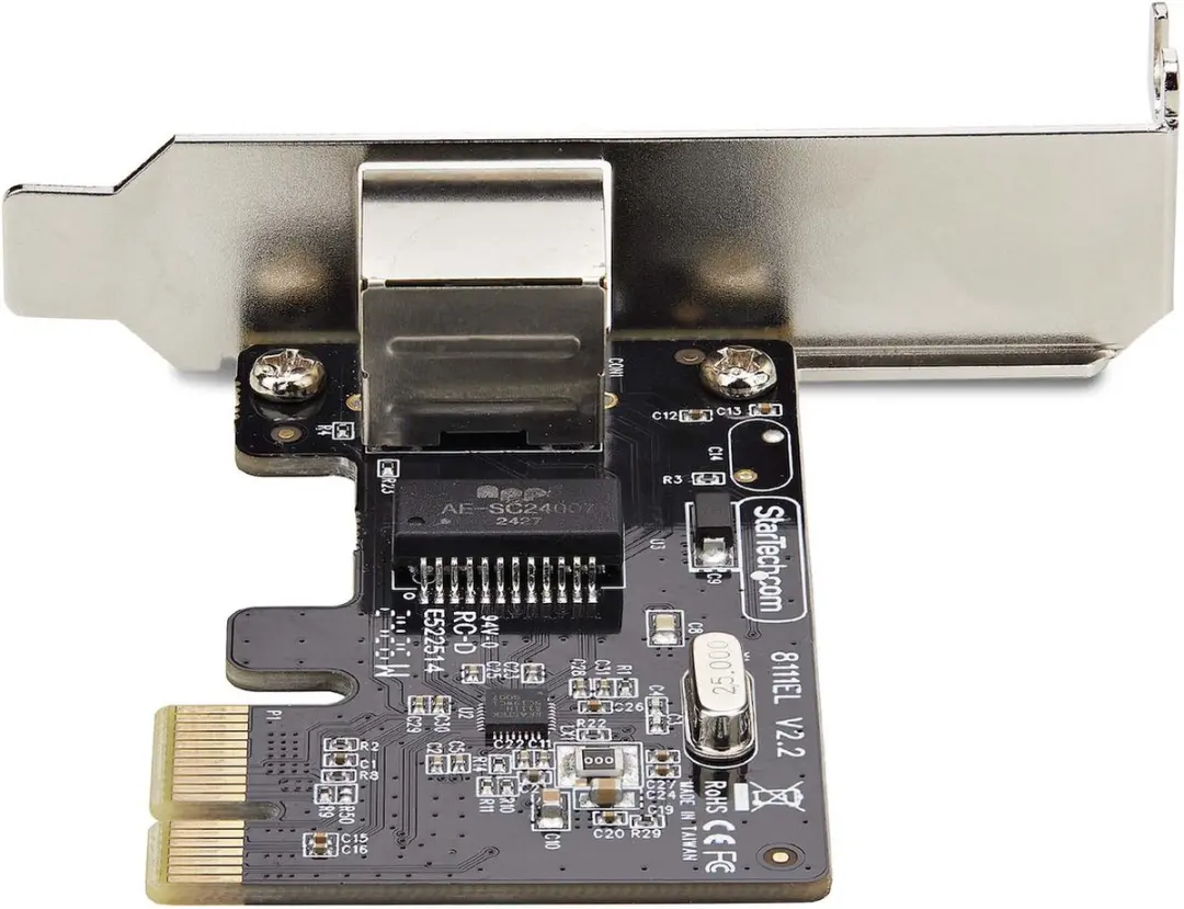 Startech ST1000SPEX2LT PCIe Ethernet Adapter - 1 Poort - 1000Mbps - Zwart - afbeelding 6 van 6