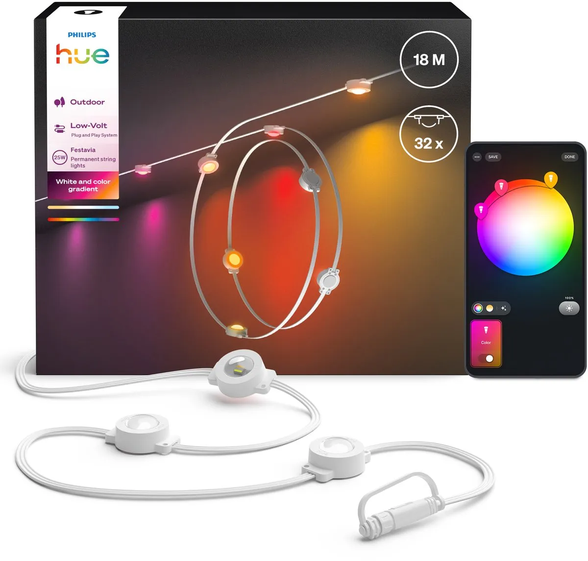 Philips Hue Festavia permanent