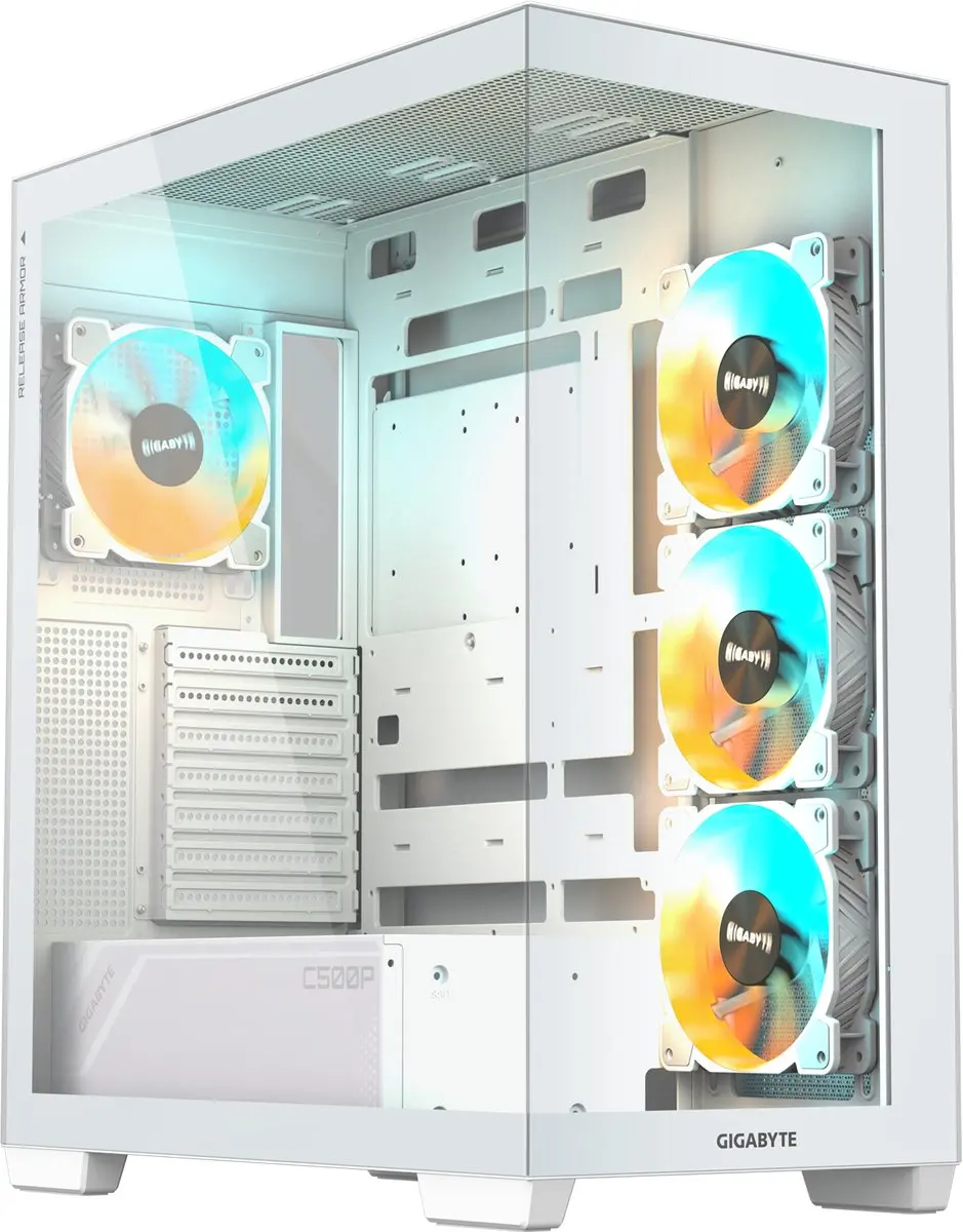 Gigabyte C500 Panoramic Stealth Midi Tower GB-C500PI ST