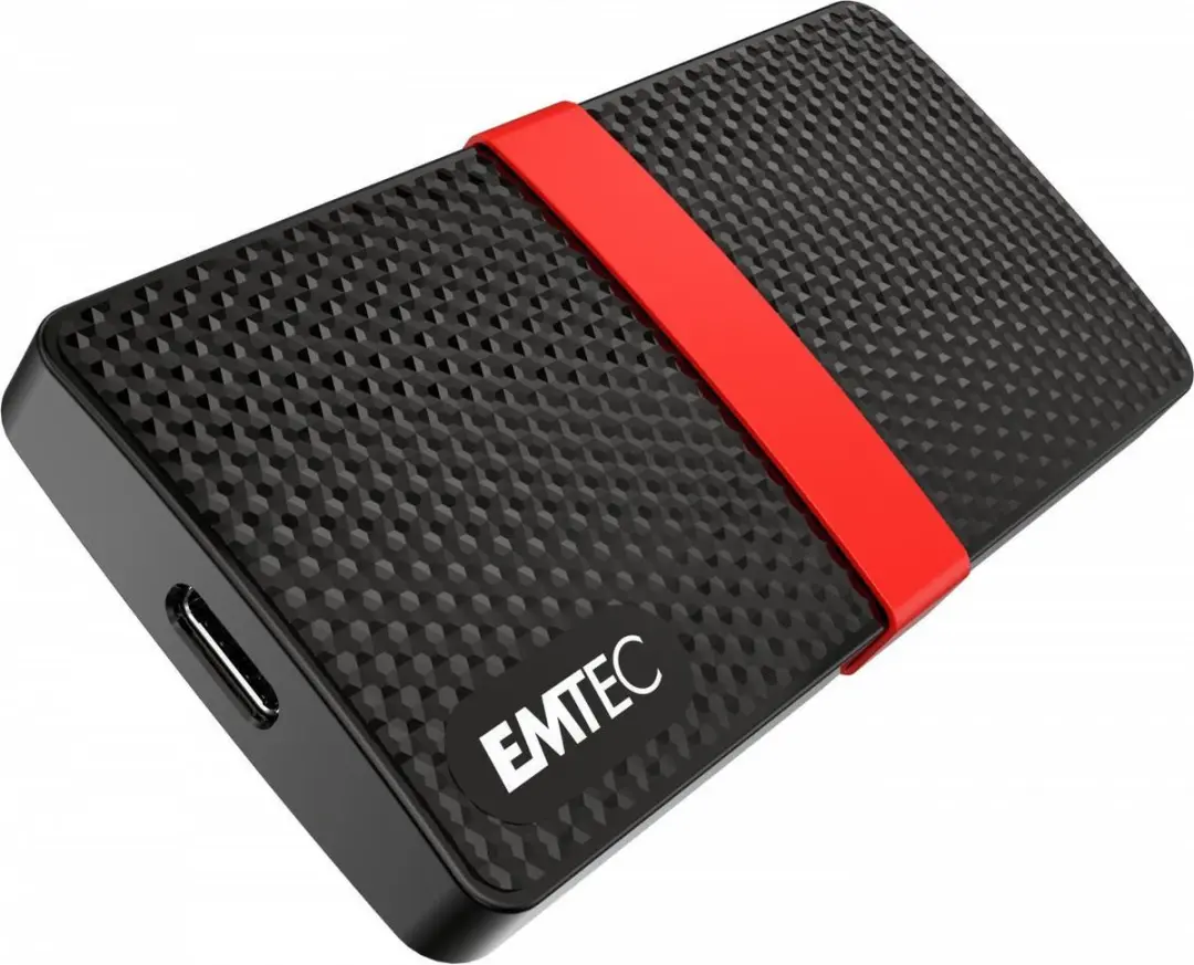 Emtec SSD 3.1 Gen2 X200 256GB - USB-C/USB-A Kabel