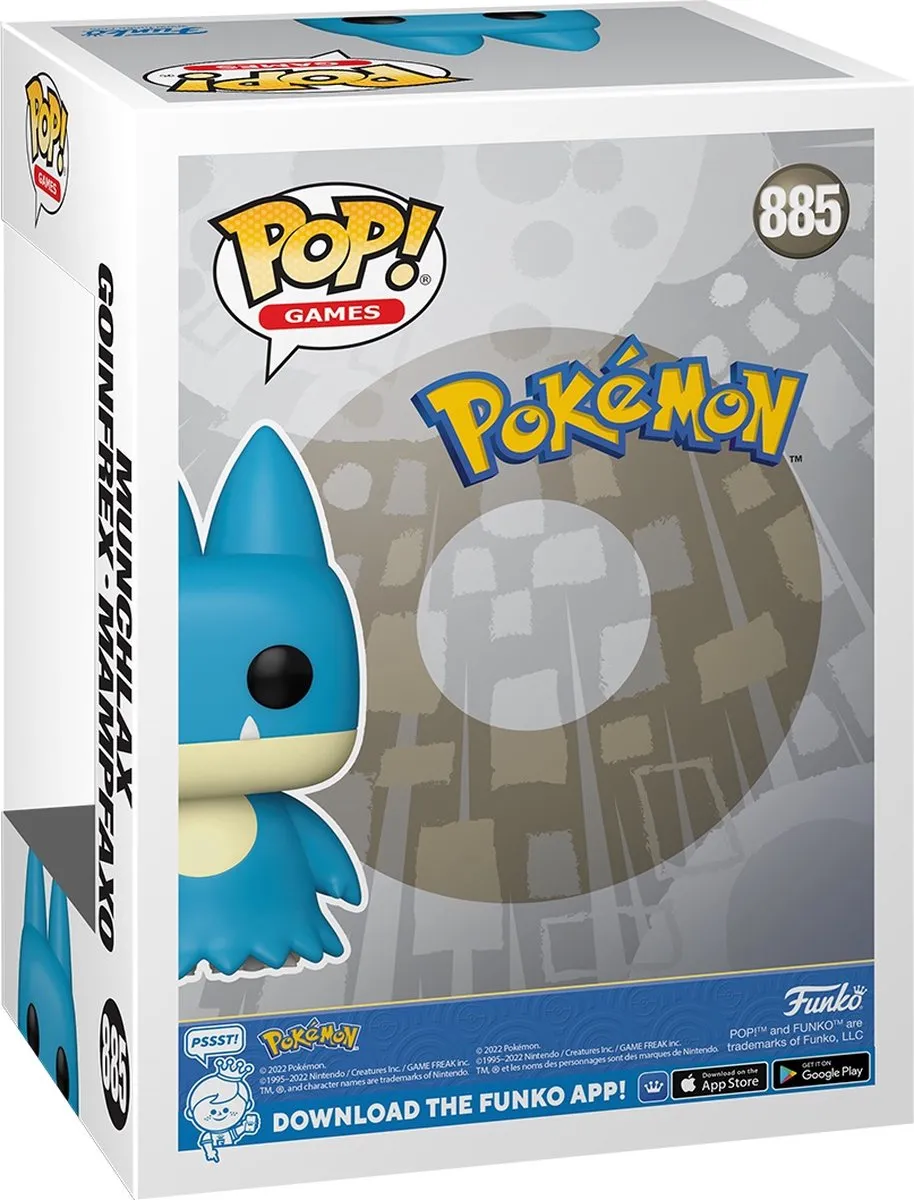 Funko Pop #885 Pokémon Munchlax Goinfrex Mampfaxo - Multicolor