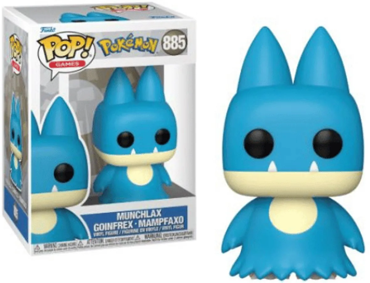 Funko Pop #885 Pokémon Munchlax Goinfrex Mampfaxo - Multicolor