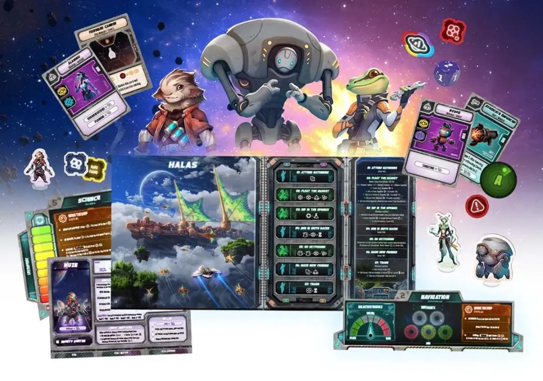 Wandering Galaxy Bordspel - Plaid Hat Games PH4000 - 1-6 Spelers