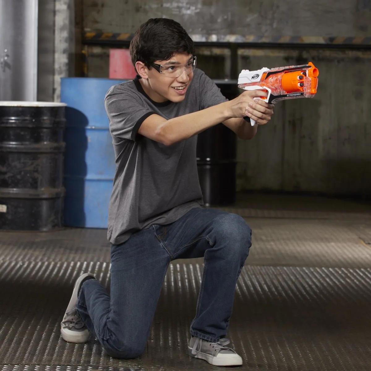 Nerf N-Strike Elite Strongarm E5753 - Transparant/Wit