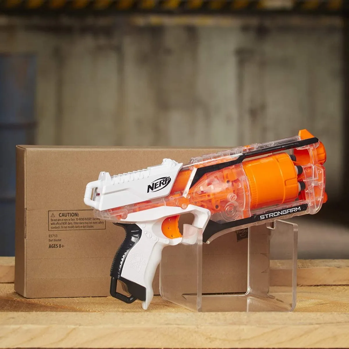 Nerf N-Strike Elite Strongarm E5753 - Transparant/Wit