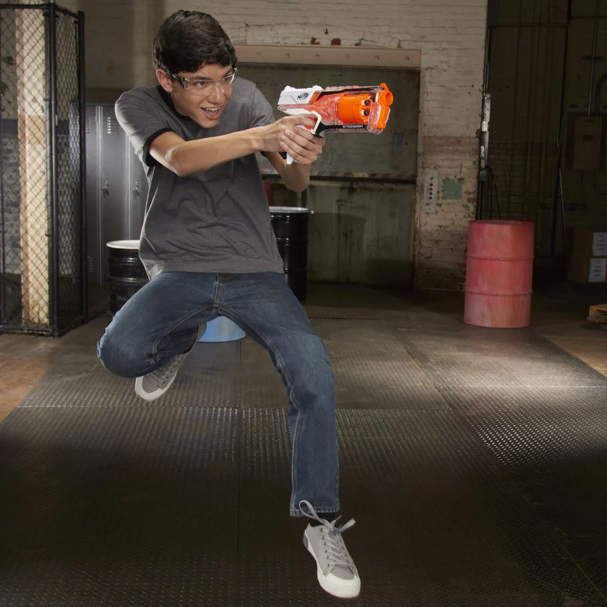 Nerf N-Strike Elite Strongarm E5753 - Transparant/Wit