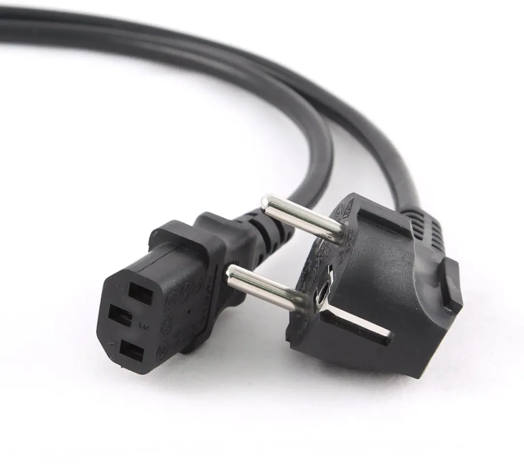 Cablexpert Stroomkabel C13 PC-186-VDE - 1,8m - Zwart