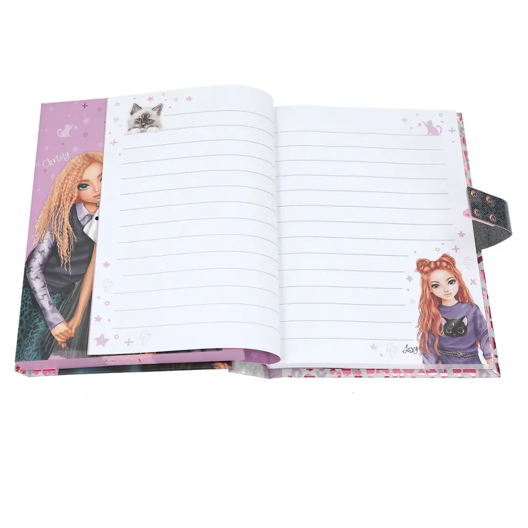 Depesche Rebel KITTY TOPModel Dagboek - 80 Pagina's - Multicolor